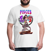 Thumbnail for Men's Astral Pisces Premium T-Shirt - white