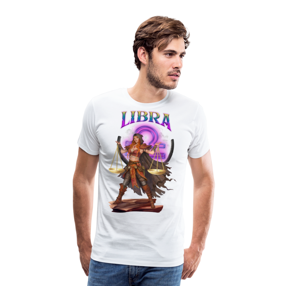 Men's Astral Libra Premium T-Shirt - white