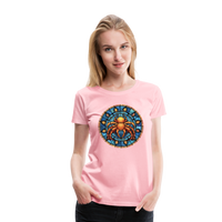 Thumbnail for Women’s Mosaic Cancer Premium T-Shirt - pink