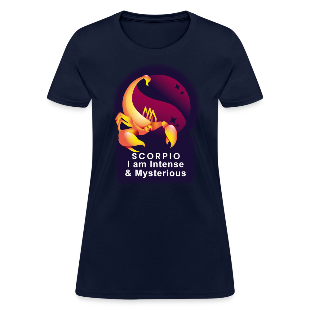 Women's Glow Scorpio T-Shirt - navy