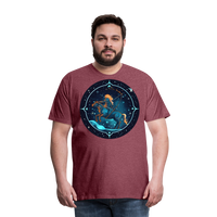 Thumbnail for Men's Magic Sagittarius Premium T-Shirt - heather burgundy