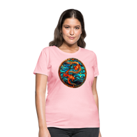 Thumbnail for Women's Mosaic Pisces T-Shirt - pink