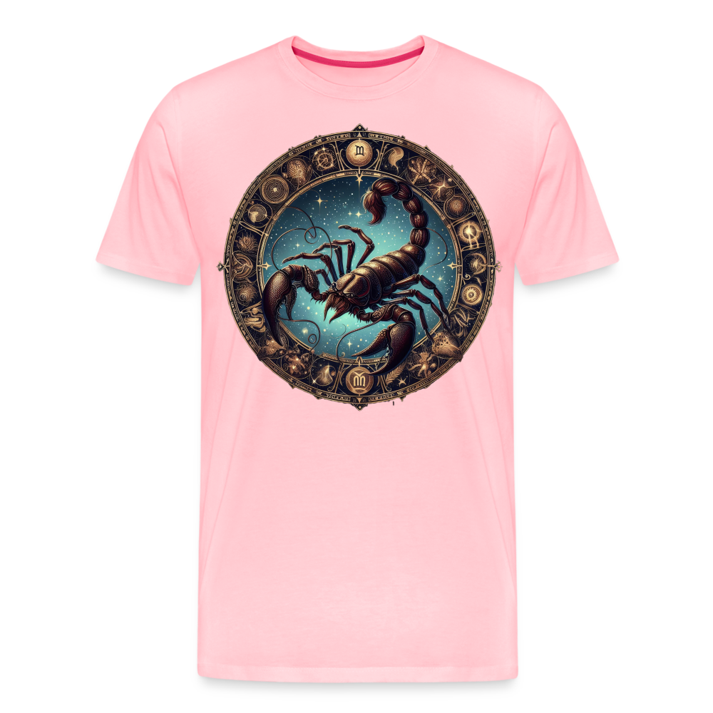 Men's Mythical Scorpio Premium T-Shirt - pink