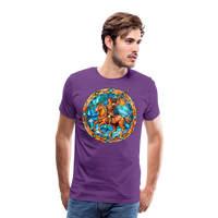 Thumbnail for Men's Mosaic Sagittarius Premium T-Shirt - purple