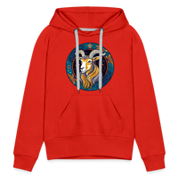 Thumbnail for Women’s Mythical Capricorn Premium Hoodie - red