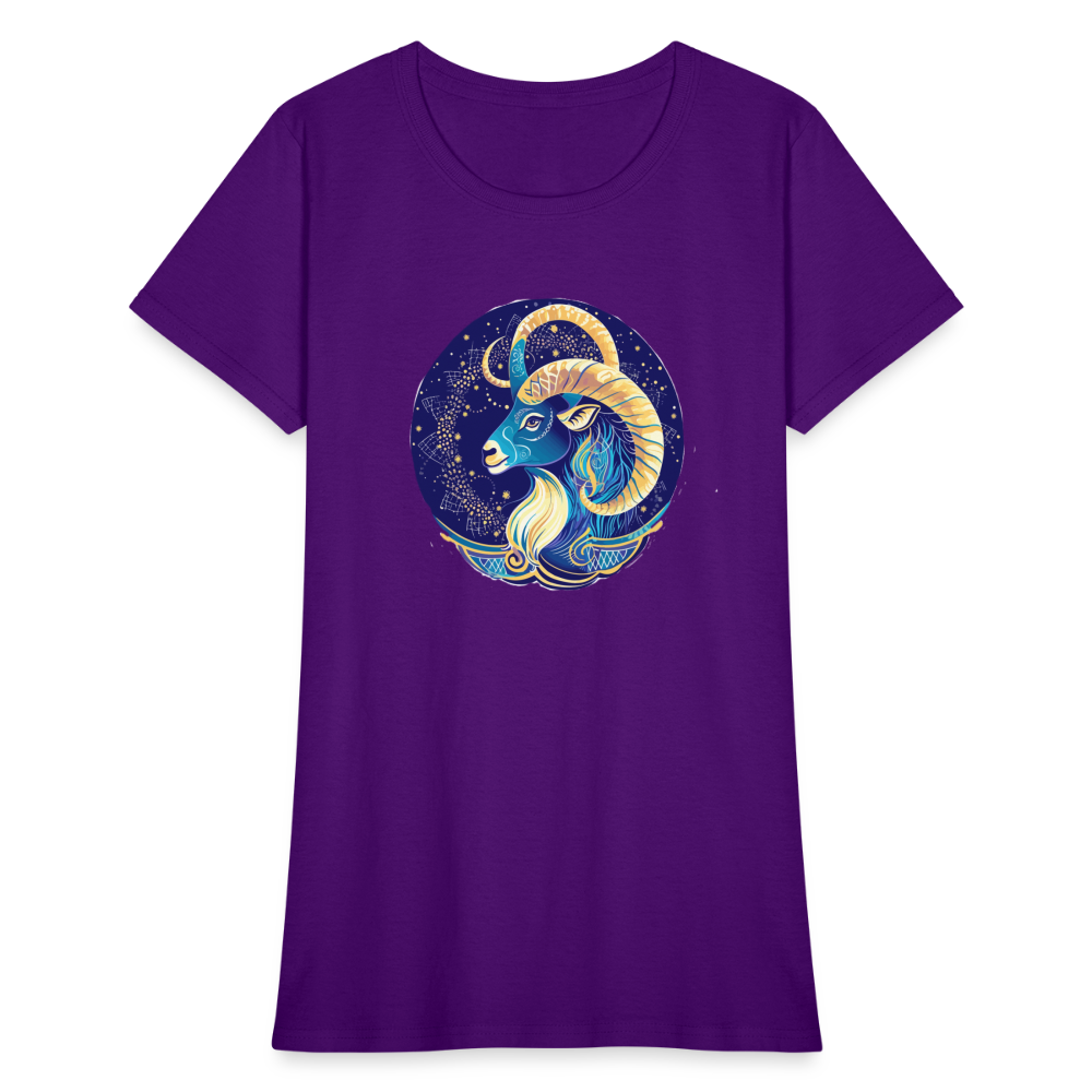 Women's Mythical Capricorn T-Shirt - purple