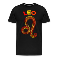 Thumbnail for Men's Power Words Leo Premium T-Shirt - black