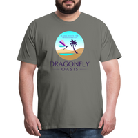 Thumbnail for Men's Dragonfly Oasis V.1 Premium T-Shirt - asphalt gray