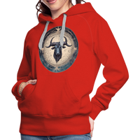 Thumbnail for Women’s Mythical Taurus Premium Hoodie - red