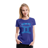 Thumbnail for Women's Power Words Gemini Premium T-Shirt - royal blue