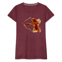 Thumbnail for Women’s Mythical Sagittarius Premium T-Shirt - heather burgundy