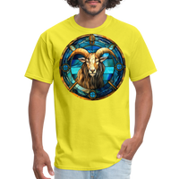 Thumbnail for Men's Mosaic Capricorn Classic T-Shirt - yellow