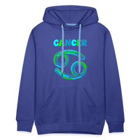 Thumbnail for Men's Power Words Cancer Premium Hoodie - royal blue