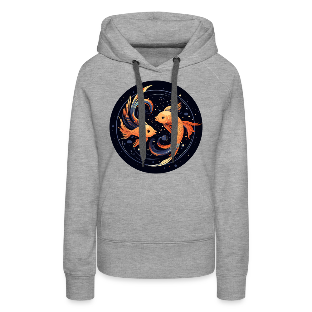 Women’s Mystic Pisces Premium Hoodie - heather grey