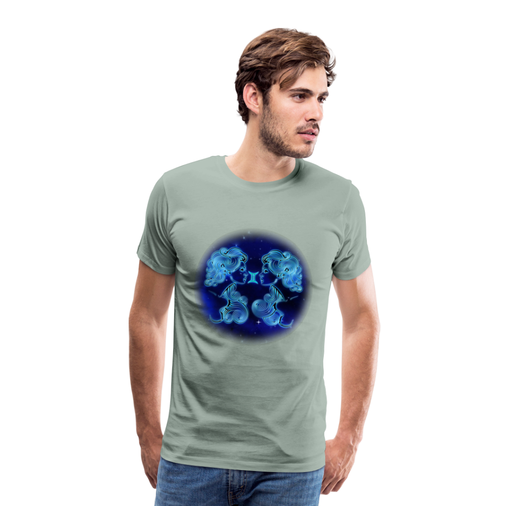 Men's Gemini Premium T-Shirt - steel green