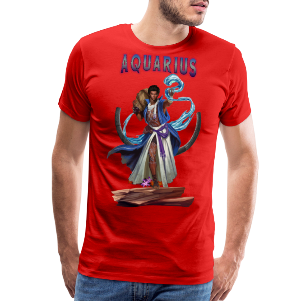 Men's Astral Aquarius Premium T-Shirt - red