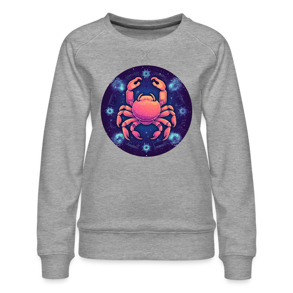 Women’s Magic Cancer Premium Sweatshirt - heather grey