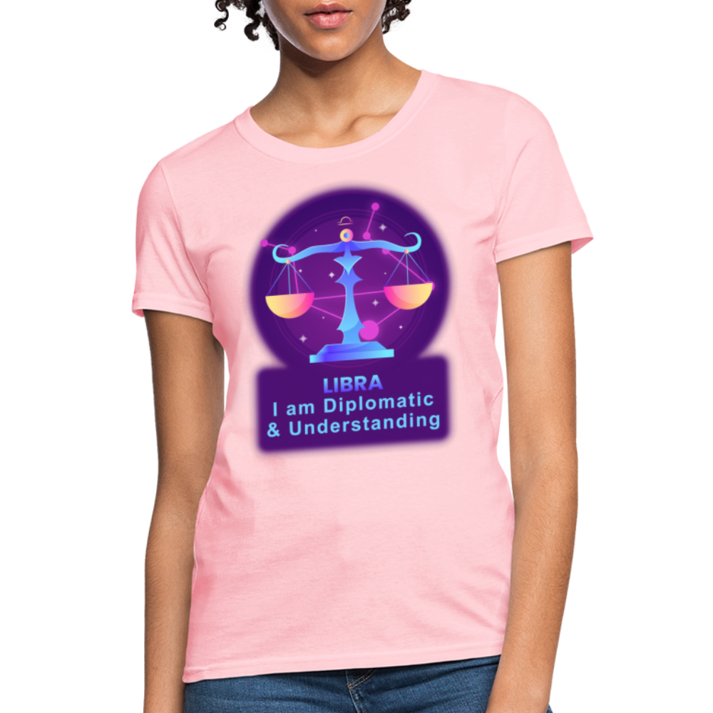 Women's Neon Libra T-Shirt - pink