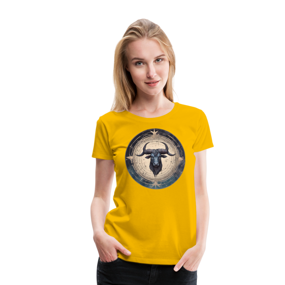 Women’s Mythical Taurus Premium T-Shirt - sun yellow