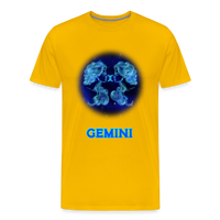 Thumbnail for Men's Gemini Premium T-Shirt - sun yellow