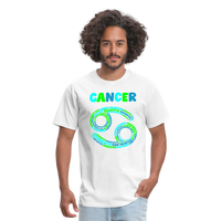 Thumbnail for Men's Power Words Cancer Classic T-Shirt - white