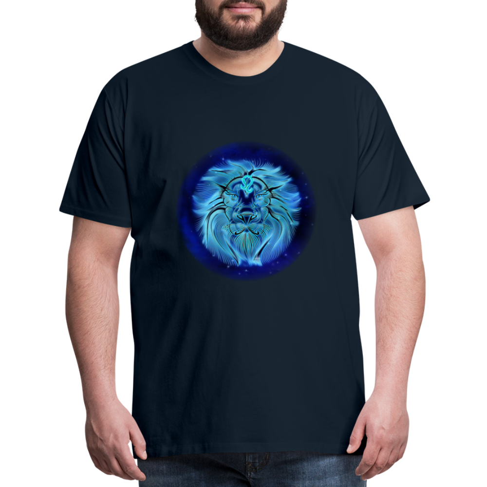 Men's Leo Premium T-Shirt - deep navy