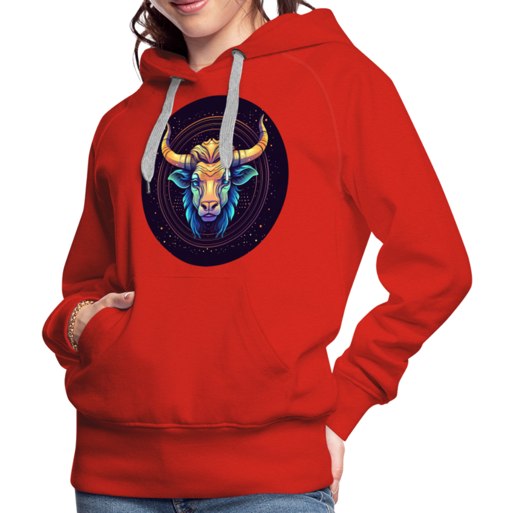 Women’s Magic Taurus Premium Hoodie - red