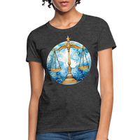 Thumbnail for Women's Mythical Libra T-Shirt - heather black