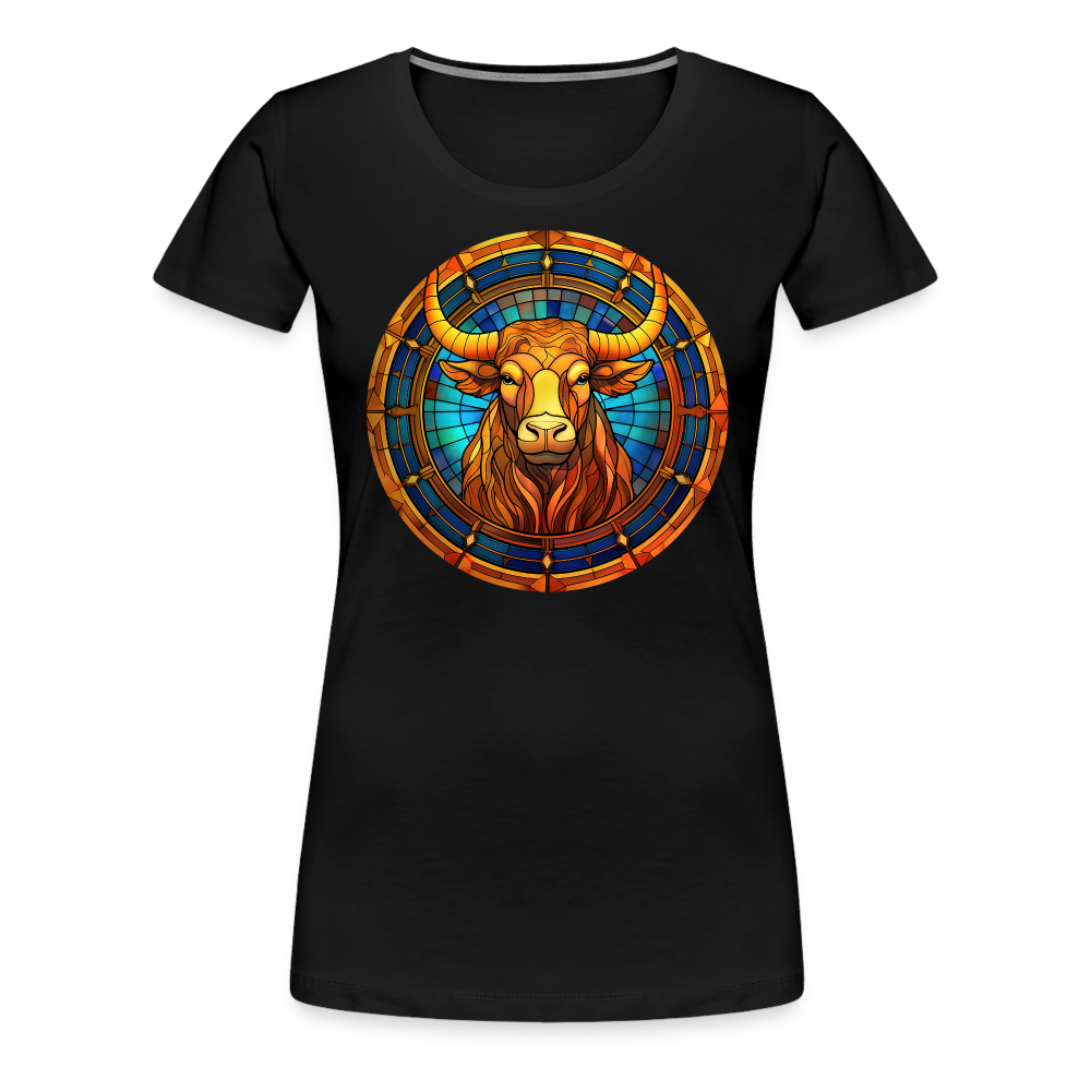 Women’s Mosaic Taurus Premium T-Shirt - black