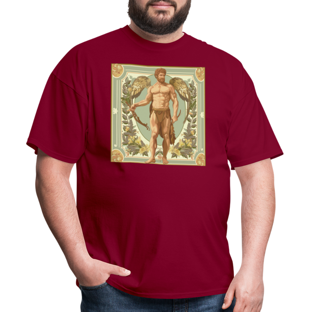 Men's Mythical Virgo Classic T-Shirt - burgundy