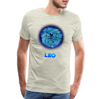 Thumbnail for Men's Leo Premium T-Shirt - heather oatmeal