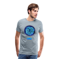 Thumbnail for Men's Leo Premium T-Shirt - heather ice blue