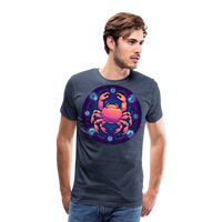 Thumbnail for Men's Magic Cancer Premium T-Shirt - heather blue