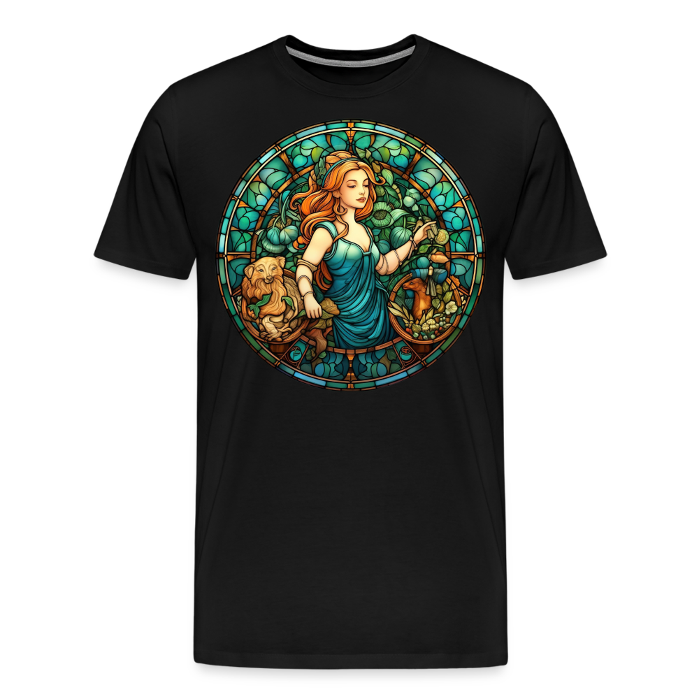 Men's Mosaic Virgo Premium T-Shirt - black