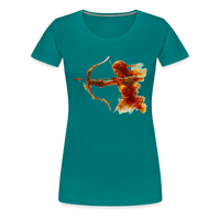 Thumbnail for Women’s Mythical Sagittarius Premium T-Shirt - teal