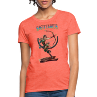 Thumbnail for Astral Sagittarius Women's T-Shirt - heather coral