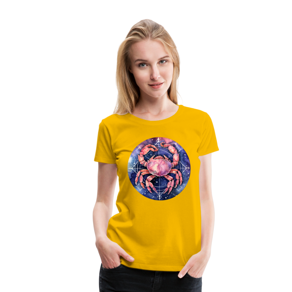 Women’s Mythical Cancer Premium T-Shirt - sun yellow