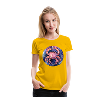 Thumbnail for Women’s Mythical Cancer Premium T-Shirt - sun yellow