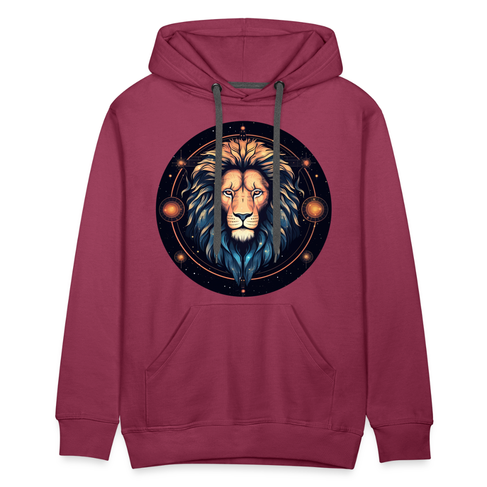 Men’s Magic Leo Premium Hoodie - burgundy