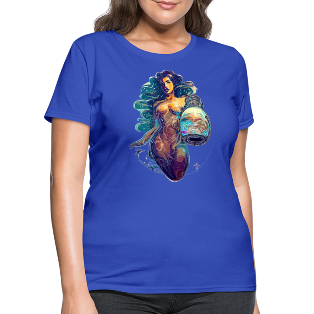 Women's Mythical Aquarius T-Shirt - royal blue