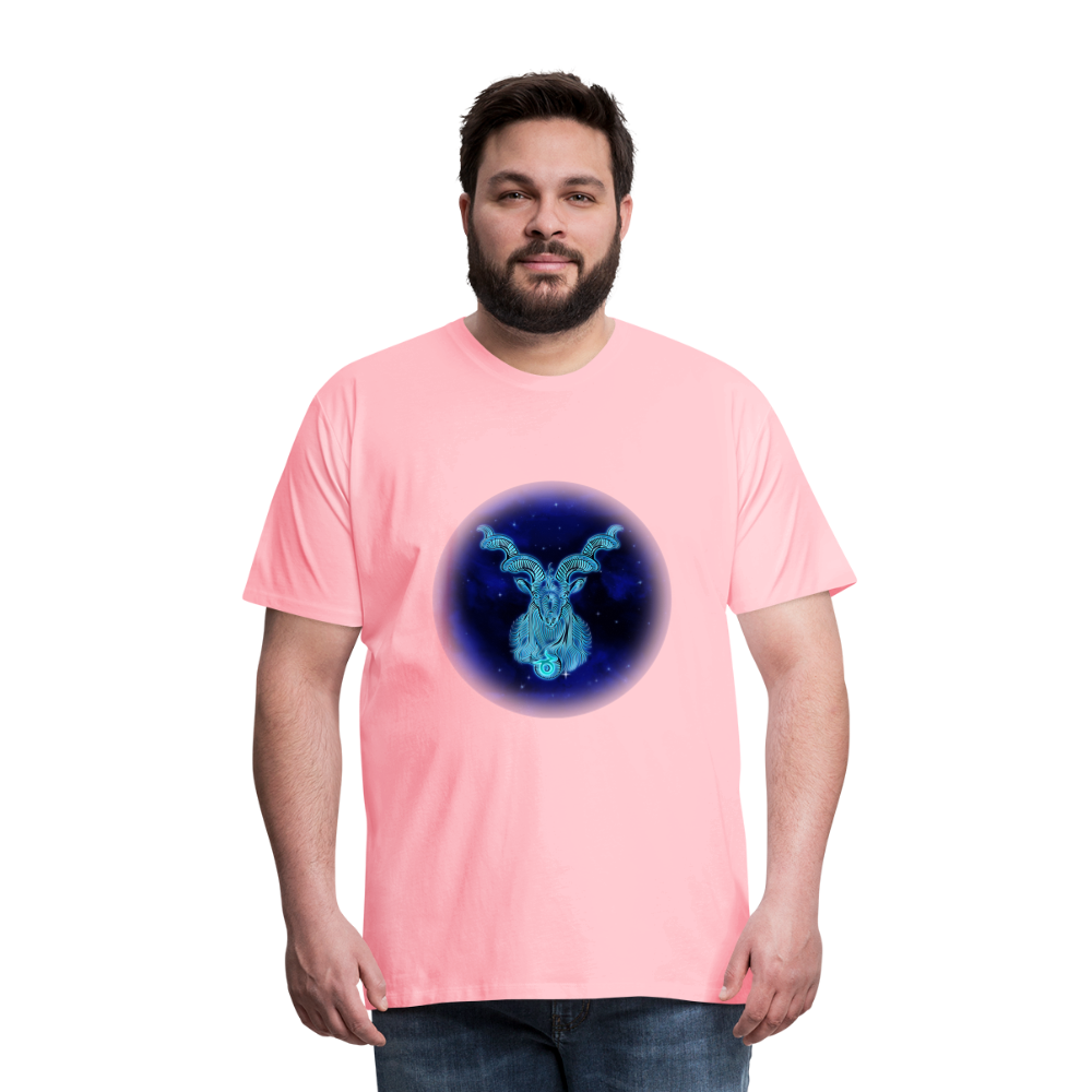 Men's Stellar Capricorn Premium T-Shirt - pink