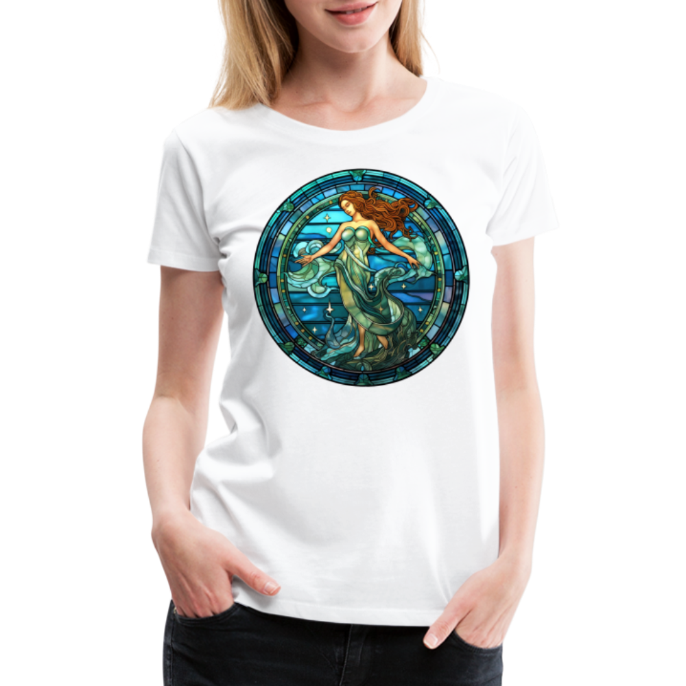 Women’s Mosaic Aquarius Premium T-Shirt - white