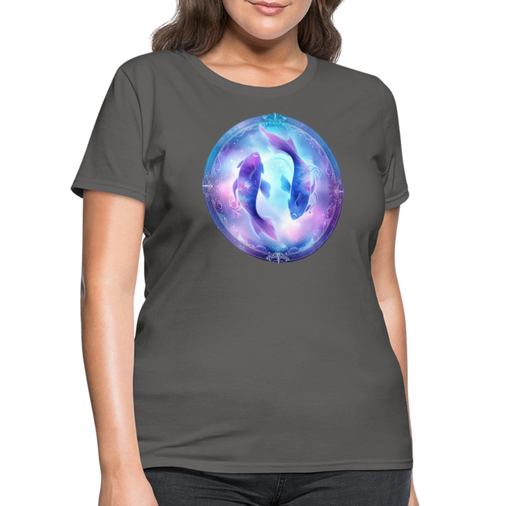 Women's Classic Pisces T-Shirt - charcoal