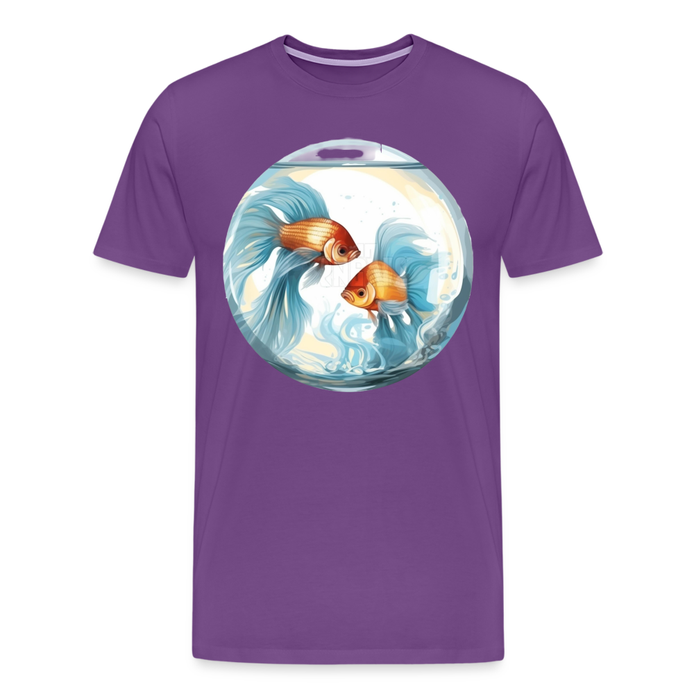 Men's Mythical Pisces Premium T-Shirt - purple