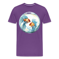 Thumbnail for Men's Mythical Pisces Premium T-Shirt - purple