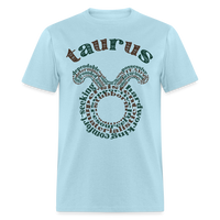 Thumbnail for Men's Power Words Taurus Classic T-Shirt - powder blue