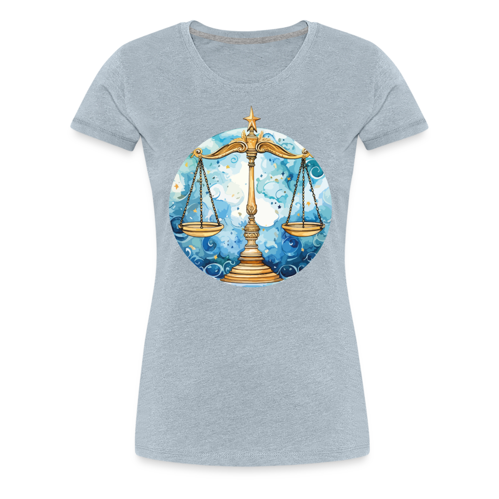 Women’sMythical Libra Premium T-Shirt - heather ice blue