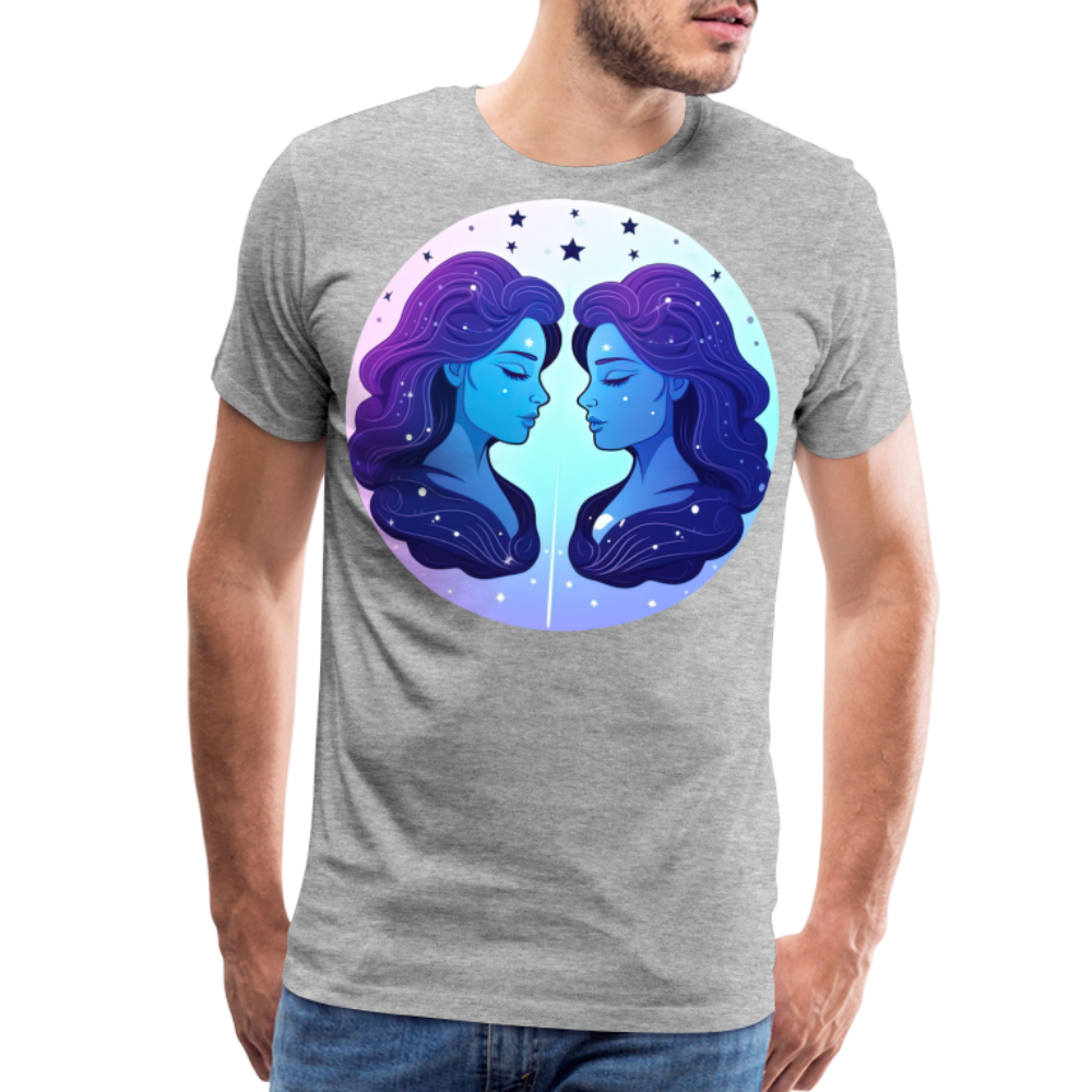 Men's Magic Gemini Premium T-Shirt - heather gray