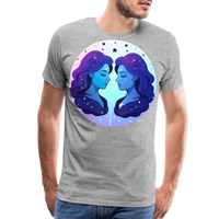 Thumbnail for Men's Magic Gemini Premium T-Shirt - heather gray