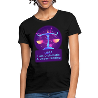 Thumbnail for Women's Neon Libra T-Shirt - black